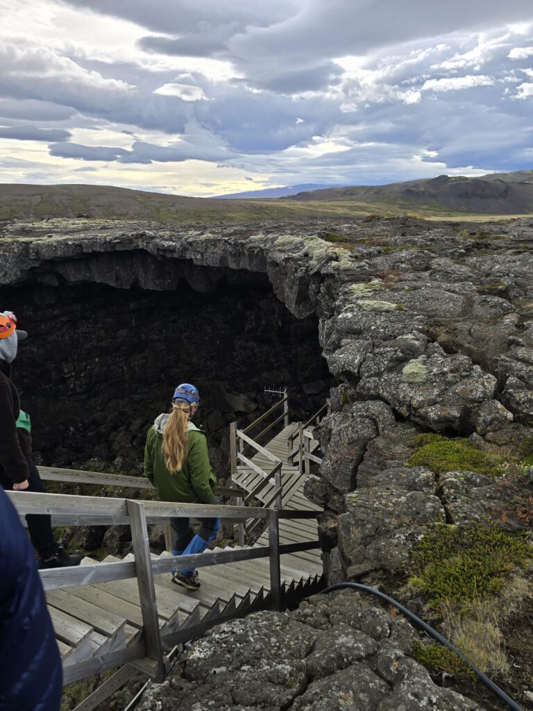 Entrance to The Cave Vidgelmir